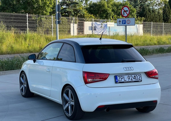 Audi A1 cena 36500 przebieg: 114007, rok produkcji 2010 z Szczecin małe 79